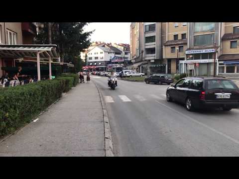 Mladenci na motoru u Novom Travniku