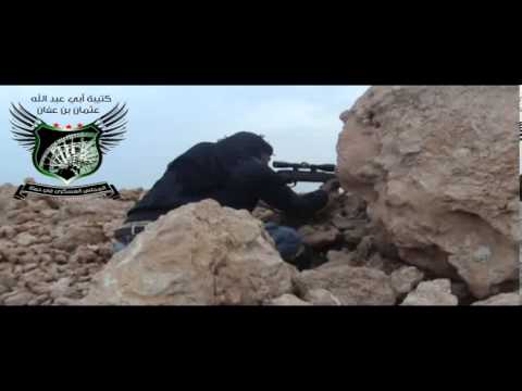 عملية قنص عناصر النظام على حاجز المباركات في ريف حماة من قبل كتيب أبي عبد الله عثمان بن عفان