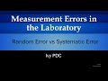 Analytical vs Random Error in the Laboratory