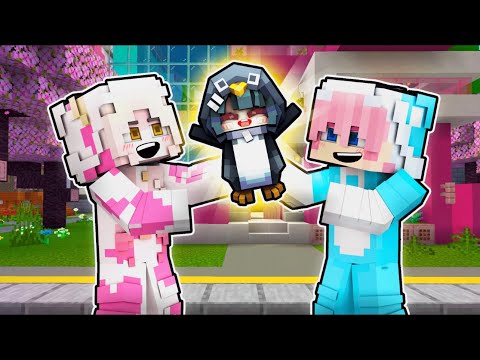 MOMON & ATUN MENGADOPSI PENGUIN BOCIL di MINECRAFT