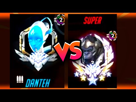 Danteh Pro Echo and Tracer - 40 elims! VS Super [ Overwatch Season 32 Top 500 ]