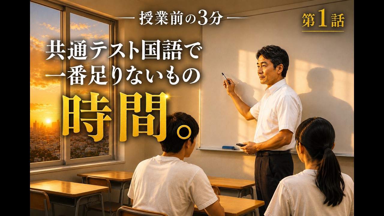 共通テスト国語で一番足りないもの