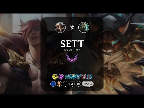 Sett Top vs Rengar - EUW Master Patch 13.4