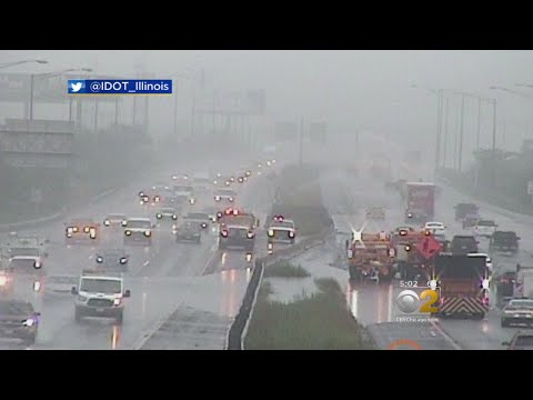 Heavy Rains Causing Flooding Throughout Chicago