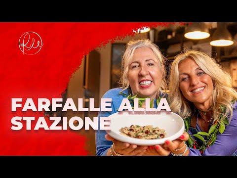 COME CUCINARE PASTA CON FUNGHI E SALSICCIA || farfalle alla stazione