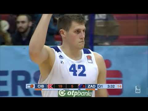ABA Liga 2019/20, Round 15 match: Cibona - Zadar  (10.1.2020)
