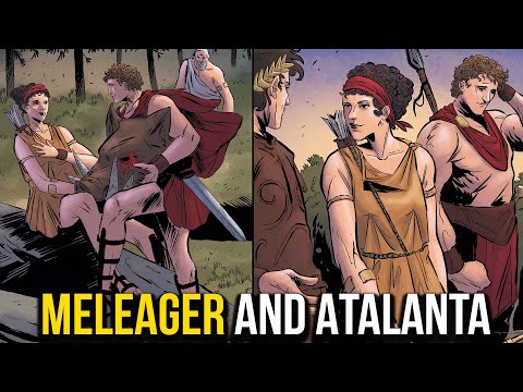 Meleager and Atalanta - The Hunt for the Calidon's Boar - Animated Version