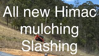All New Himac mulching slasher skid steer