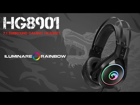Ausinės su mikrofonu Marvo Scorpion HG8901 video