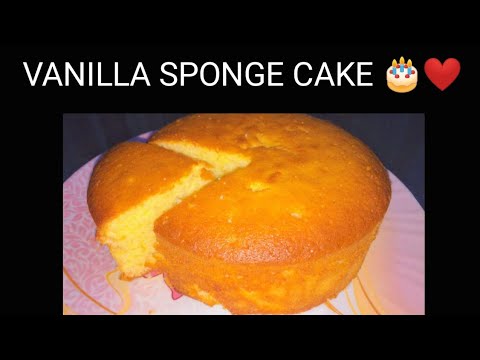 Quick Vanilla Sponge Cake | Recipe By Samreen 🍰