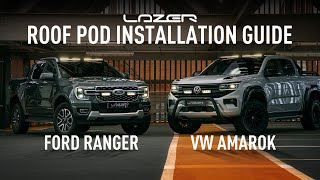 Sada střešních světel Lazer, pro Ford Ranger/Raptor (2023-), Glide