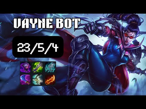 Vayne vs Swain - BOT | NA High Elo LoL Pro & Challenger Replay