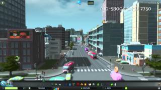 preview picture of video 'Cities: Skylines Benchmark on AMD A10-5800K APU'