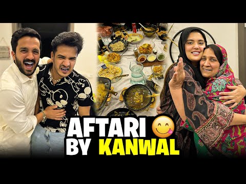 Aftari invitation at Kanwal Zulqarnain House🥗Surprise for Zulqarnain..😁