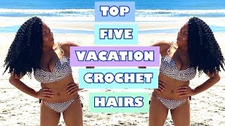 TOP 5 CROCHET HAIRS FOR SWIMMING AND VACATIONING⭐️| LIA LAVON
