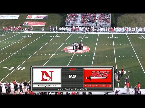 NGU Football 2016 - North Greenville vs. Newberry