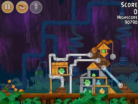 Angry Birds 26-15 Short Fuse 3 Star Walkthrough