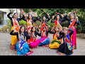 Latest Teej Dholi Taro Dhol Ladies Group Garba Society Navratri 2022 Dandiya Dance Video