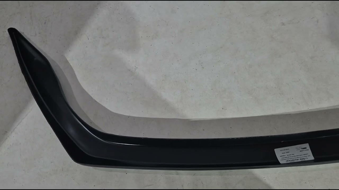 Skoda Octavia III A7 2013-2019 гг. Передний лип-спойлер DPT V-3 (2013-2017 RS, Черный Глянец) Video 1