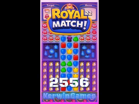 Royal Match Level 2556 - No Boosters Gameplay