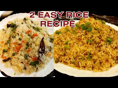 2 Easy Rice Recipe in just 10 mins | Quick lunch box for school and office | simple cooking lab |