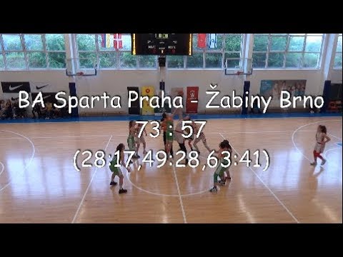 2019 0504 U15 semifinále MČR _ BA Sparta Praha - Žabiny Brno
