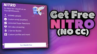 All 4 Ways to get Free Nitro Without Payment Method