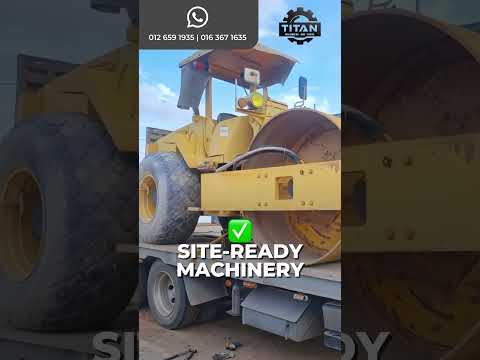 Heavy Machinery 25-Ton Roller Compactor Rental