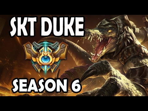 SKT T1 Duke Renekton vs Irelia TOP Ranked Challenger Korea