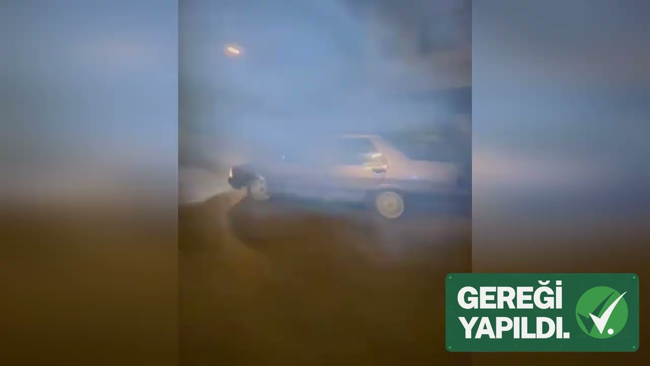 Mersin’de Trafik Magandasına Geçit Yok