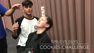 Girls vs Guys cookies challenge