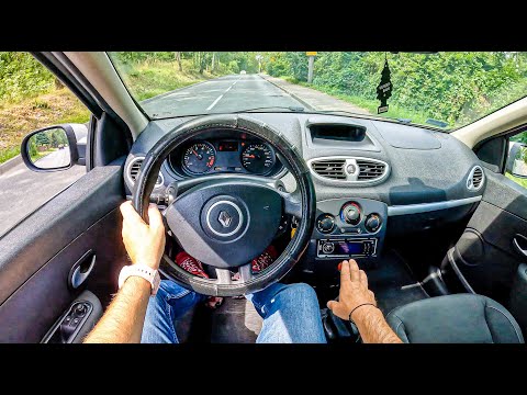 2009 Renault Clio III [1.2 i 16V 65 hp] | POV Test Drive #1302 Joe Black
