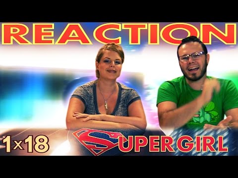 Supergirl 1x18 REACTION!! "Worlds Finest" FLASH CROSSOVER!!