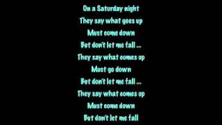 B.O.B - Don&#39;t Let Me Fall with lyrics