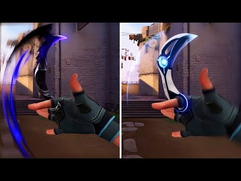 Ion 2.0 VS Reaver Karambit Skin - Side by Side Showcase | VALORANT