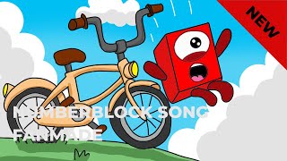 Oh No! Numberblock 1 Crashes His Bike! 🚲😱 | Funny Kids Song