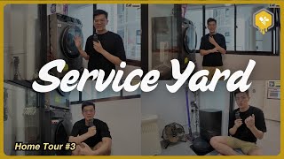 4-room HDB BTO Home Tour: Service Yard