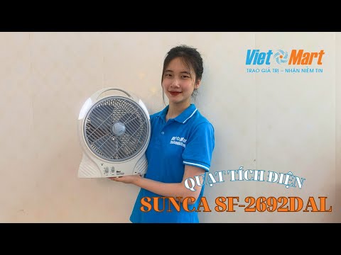 QUẠT TÍCH ĐIỆN SUNCA SF-2692DAL: Việt Mart Review và Hướng dẫn sử dụng.