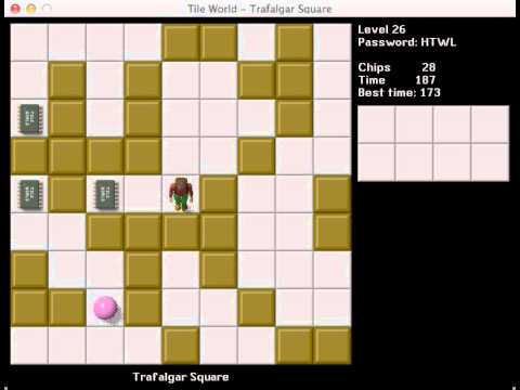 CCLP1 level 26 solution - 173 seconds