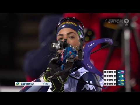 Biathlon WC Östersund 30.11.2019 - 4 x 6 km Mixed Relay (German)