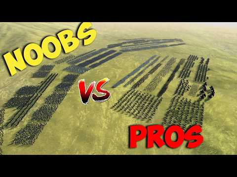 2 Pros vs 4 Noobs – Outnumbered in an Epic Pitched Battle! – Attila