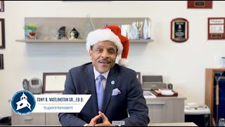 2025 Holiday Message from Superintendent Watlington