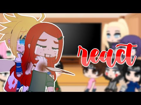 ||personagens de Naruto reagindo ao - rap da Kushina foi por amor parte 7||