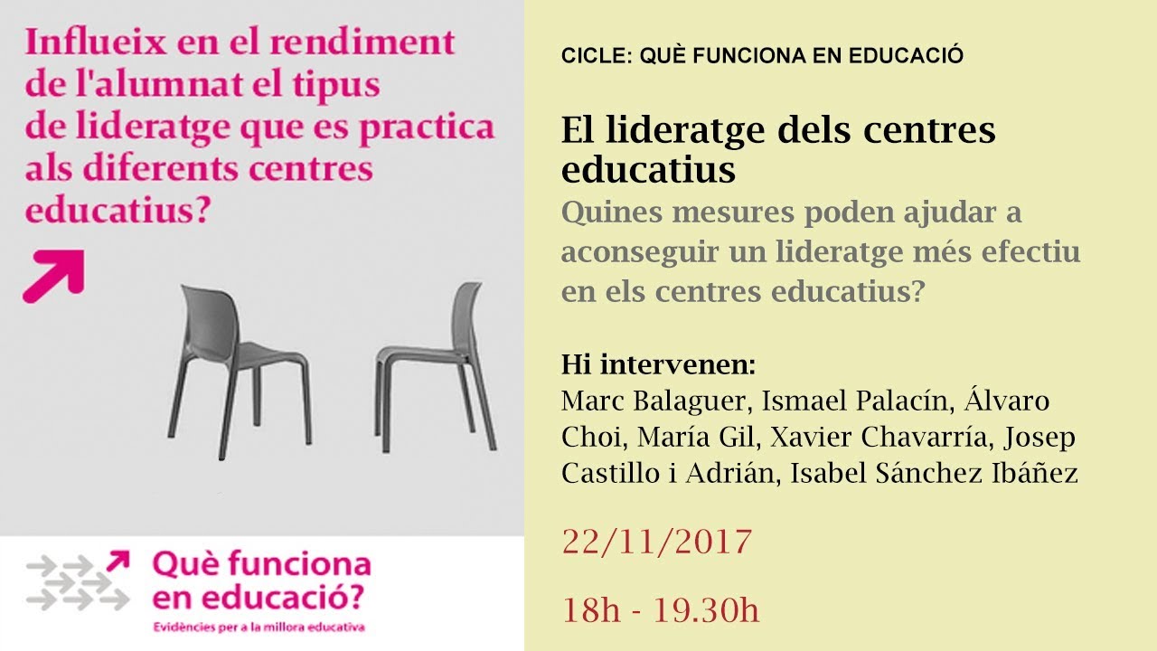 El lideratge dels centres educatius