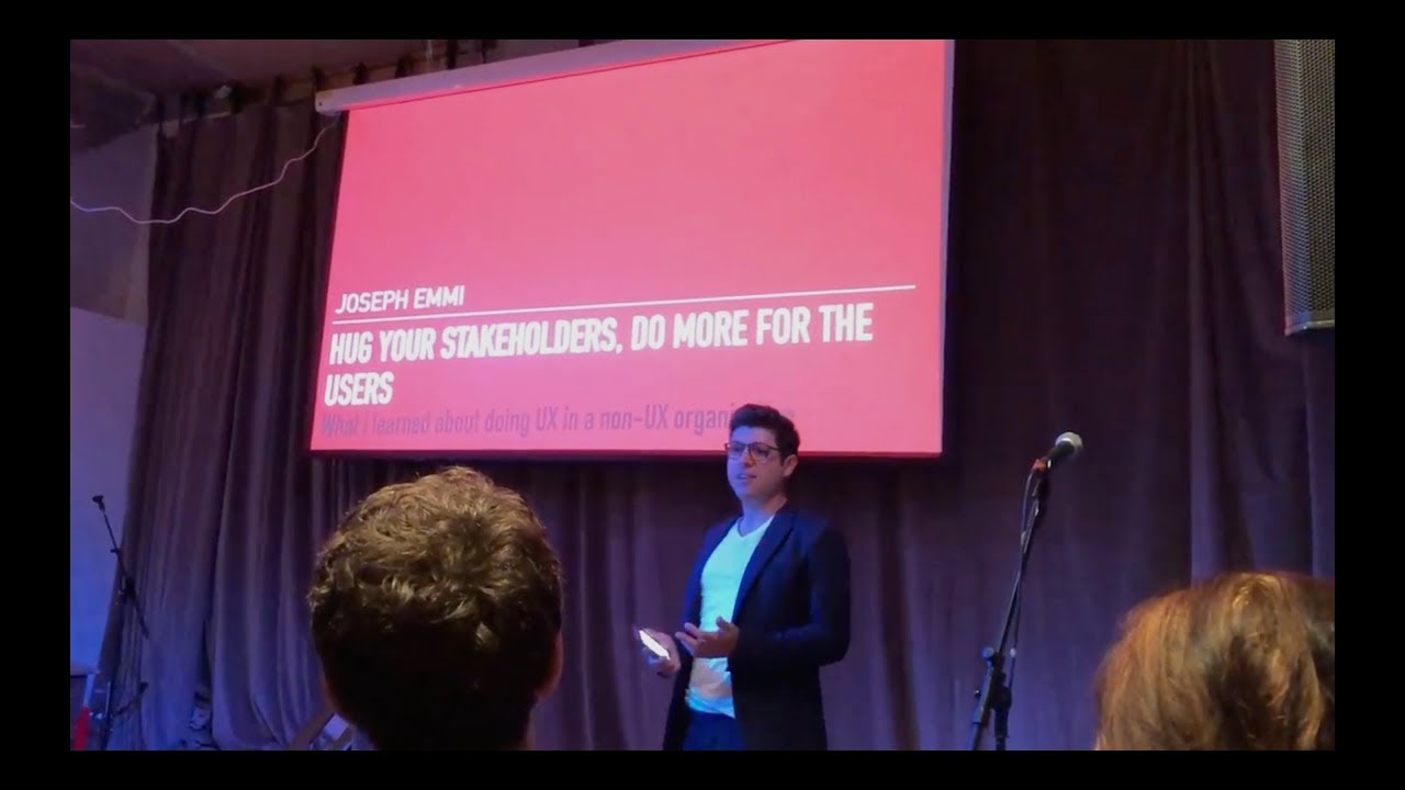 Public speaking (Joseph Emmi)