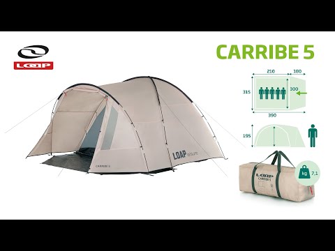 LOAP CARRIBE 5 - stan pro 5 osob / tent for 5 persons | www.loap.cz