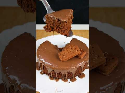 No-Bake Bourbon Biscuit Cake 😍 | 5-Minute Chocolate Biscuit Cake