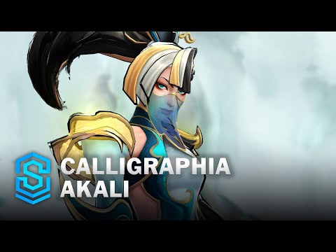 Calligraphia Akali Wild Rift Skin Spotlight