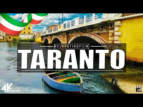 Beautiful Taranto, Puglia 4K • Relaxing Italian Music, Instrumental Romantic • Video 4K UltraHD