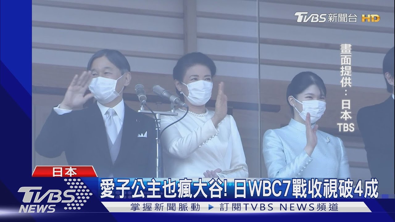 愛子公主瘋大谷翔平!全日本5千萬人看 WBC7戰收視全破4成